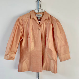 Alfani Silk Gold Blouse